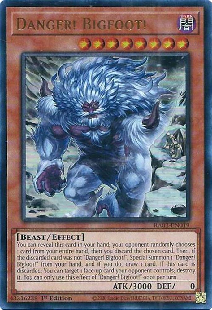 Danger! Bigfoot! Alt Art