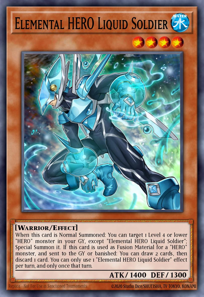 MAMO-EN047 * Elemental HERO Liquid Soldier * Ultra Rare * Magnificent Monsters