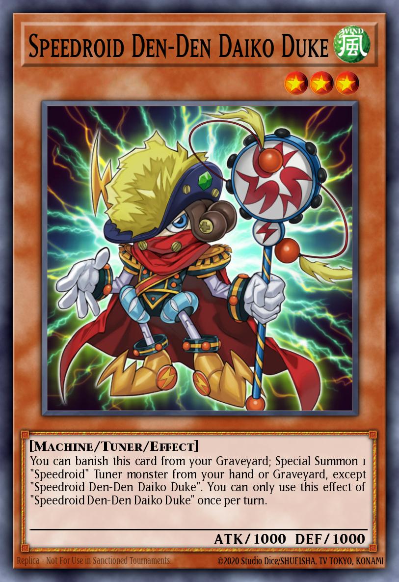 LAVD-ENS07 * Speedroid Den-Den Daiko Duke * Common * Legendary Arc-V Decks
