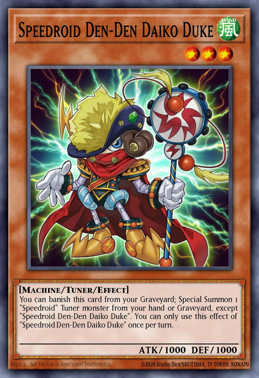 LAVD-ENS07 * Speedroid Den-Den Daiko Duke * Common * Legendary Arc-V Decks