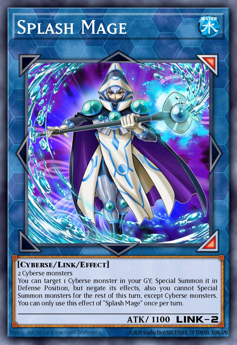 Splash Mage — Common ETCO-EN048, carta Yu-Gi-Oh!
