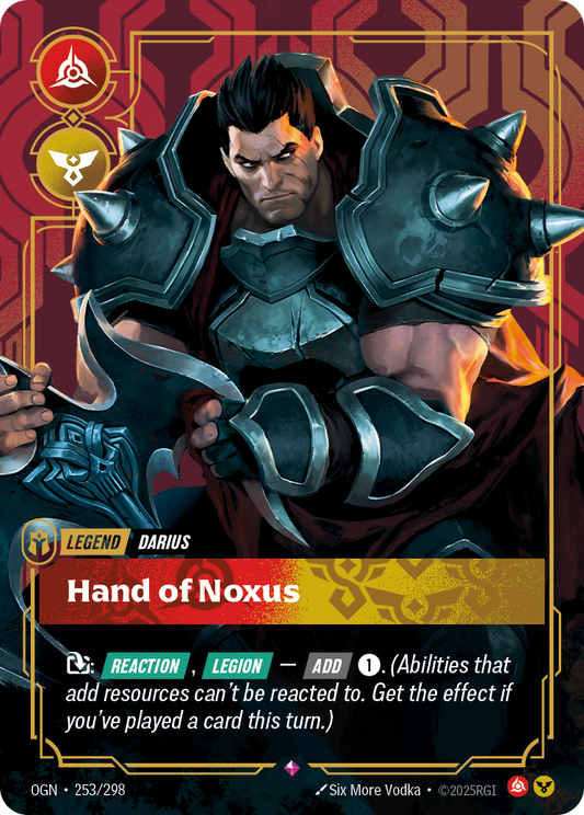 Hand of Noxus * Rare * OGN-253