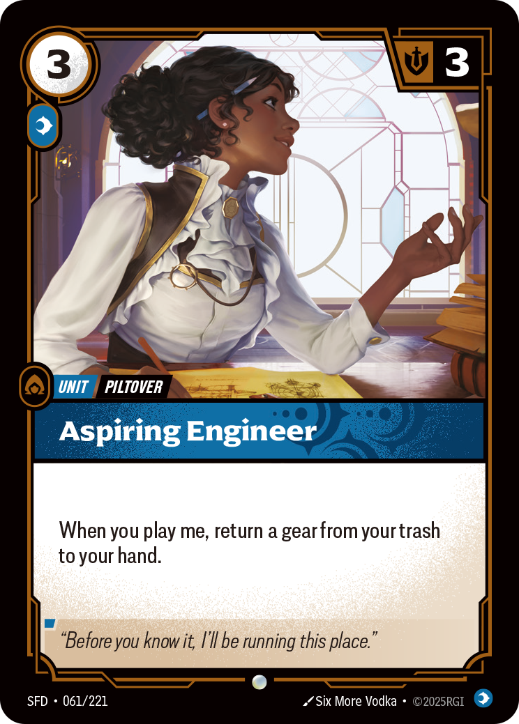 SFD-061 * Aspiring Engineer * Common * Spiritforged