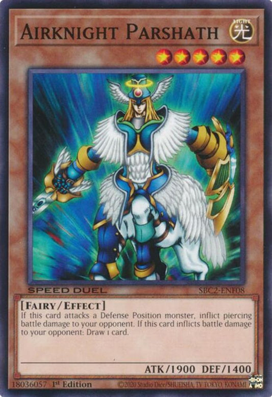 SBC2-ENF08 * Airknight Parshath * Common * Speed Duel: Battle City Finals