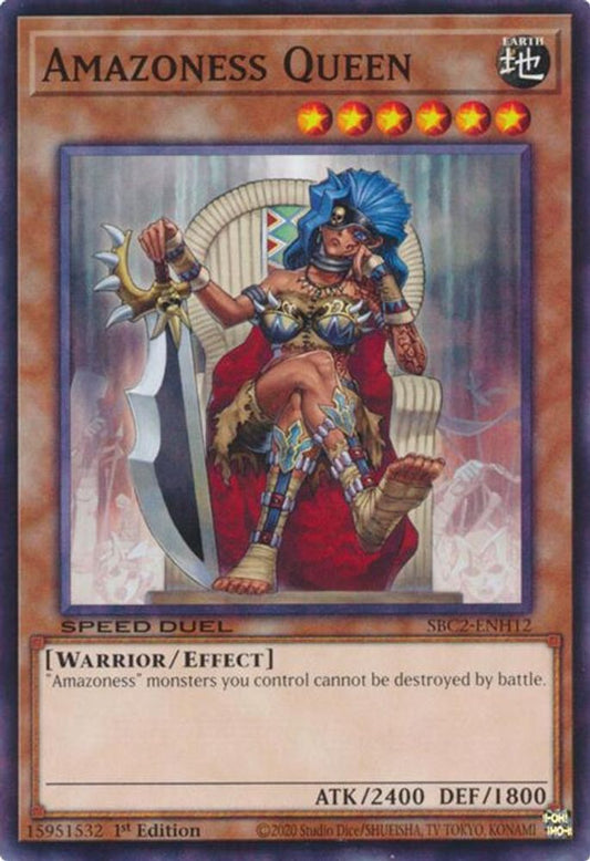 SBC2-ENH12 * Amazoness Queen * Common * Speed Duel: Battle City Finals