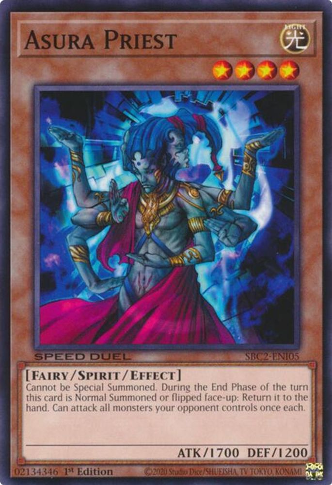 SBC2-ENI05 * Asura Priest * Common * Speed Duel: Battle City Finals