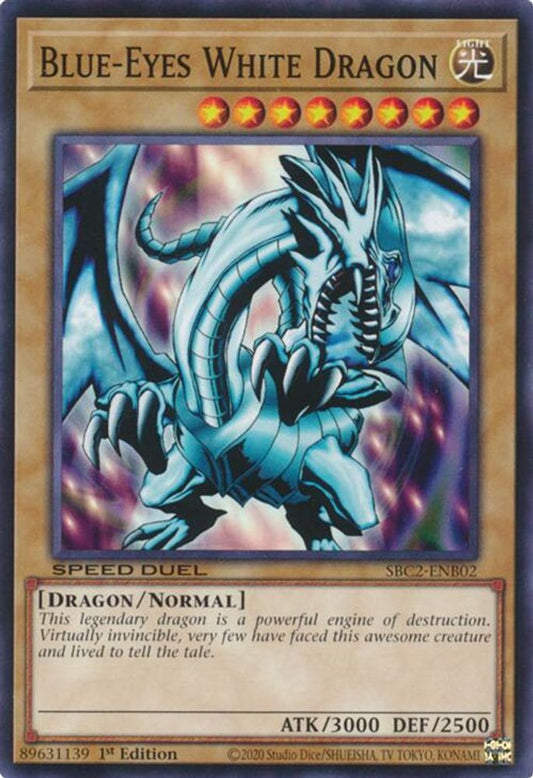 SBC2-ENB02 * Blue-Eyes White Dragon * Common * Speed Duel: Battle City Finals