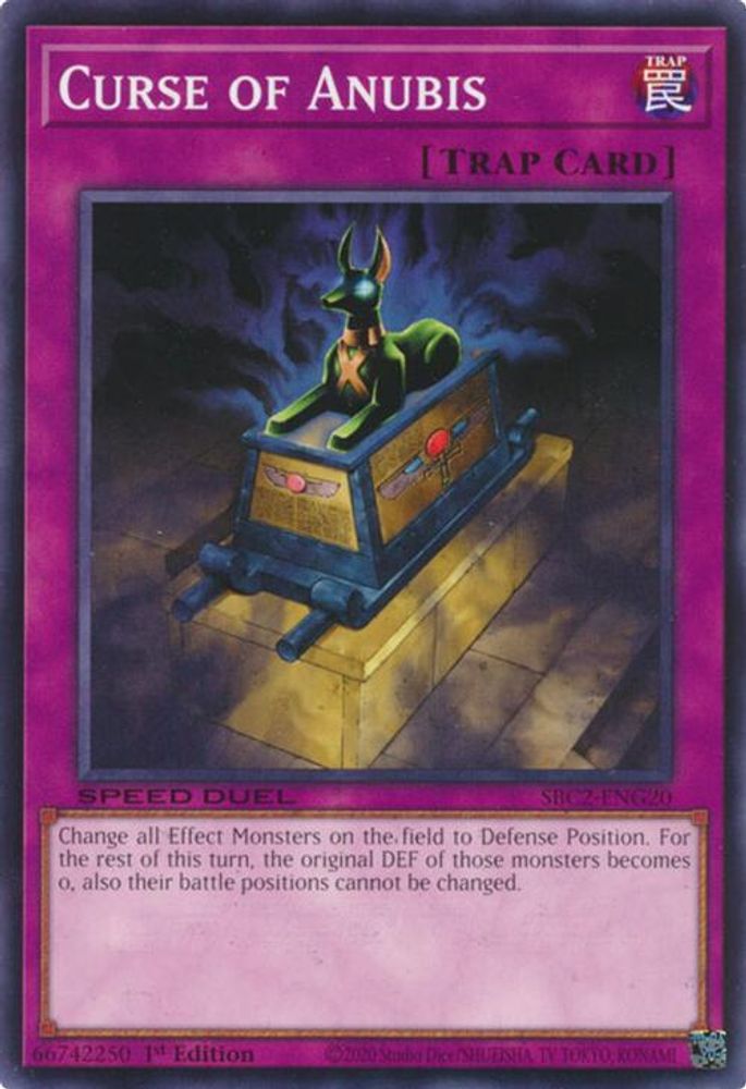 SBC2-ENG20 * Curse of Anubis * Common * Speed Duel: Battle City Finals