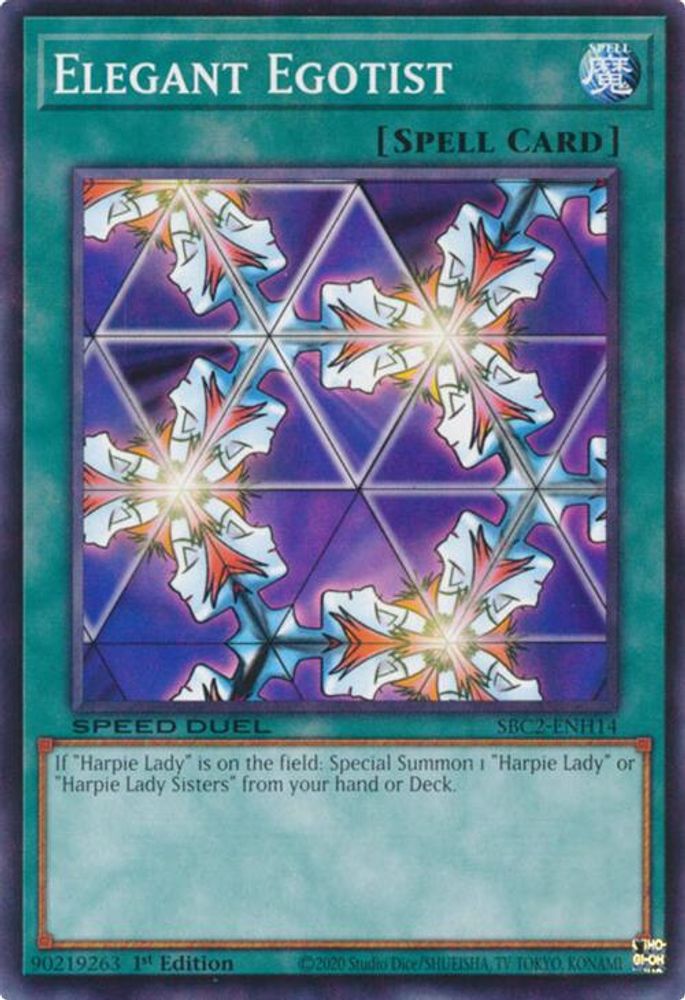SBC2-ENH14 * Elegant Egotist * Common * Speed Duel: Battle City Finals