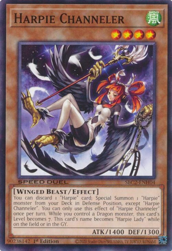 SBC2-ENH04 * Harpie Channeler * Common * Speed Duel: Battle City Finals