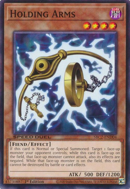 SBC2-END04 * Holding Arms * Common * Speed Duel: Battle City Finals