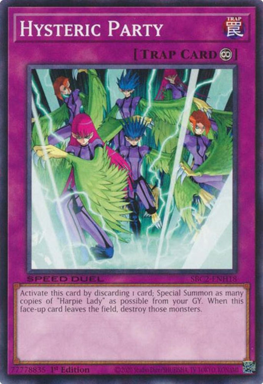 SBC2-ENH18 * Hysteric Party * Common * Speed Duel: Battle City Finals
