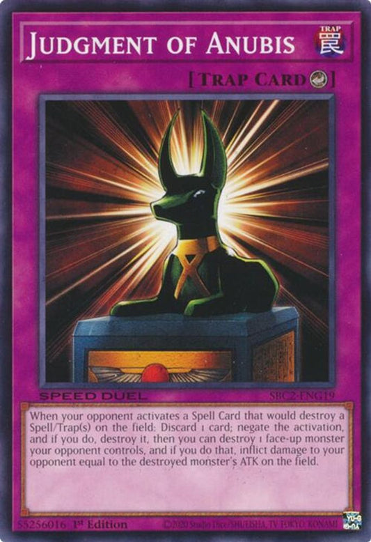SBC2-ENG19 * Judgment of Anubis * Common * Speed Duel: Battle City Finals