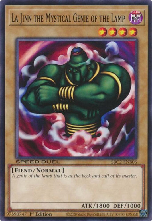 SBC2-ENB06 * La Jinn the Mystical Genie of the Lamp * Common * Speed Duel: Battle City Finals