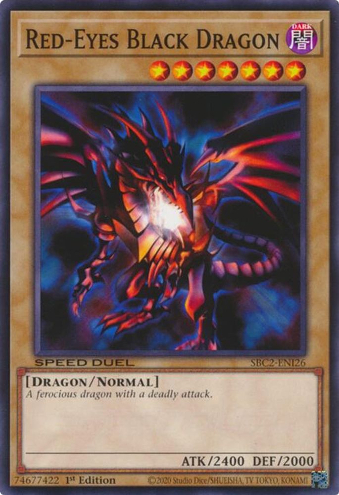 SBC2-ENI26 * Red-Eyes Black Dragon * Common * Speed Duel: Battle City Finals