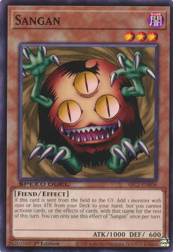 SBC2-ENE06 * Sangan * Common * Speed Duel: Battle City Finals