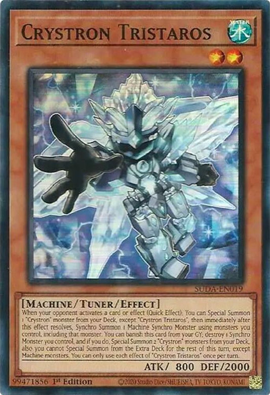 SUDA-EN019 * Crystron Tristaros * Super Rare * Supreme Darkness