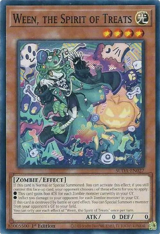 SUDA-EN027 * Ween, the Spirit of Treats * Common * Supreme Darkness