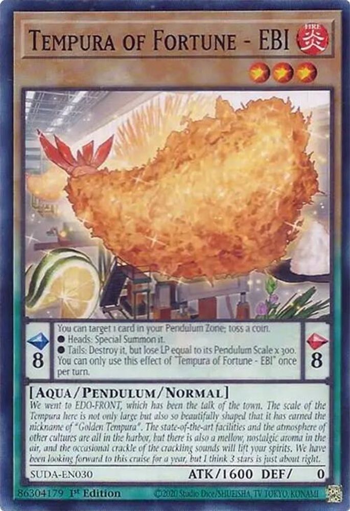 SUDA-EN030 * Tempura of Fortune - EBI * Common * Supreme Darkness