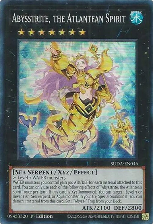 Abysstrite, the Atlantean Spirit * Super Rare * SUDA-EN046