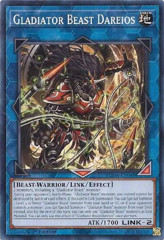 SUDA-EN048 * Gladiator Beast Dareios * Common * Supreme Darkness