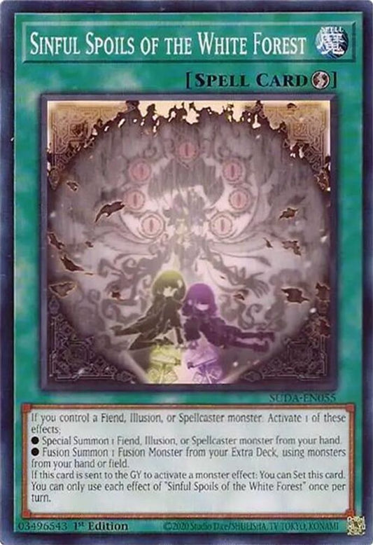 SUDA-EN055 * Sinful Spoils of the White Forest * Common * Supreme Darkness