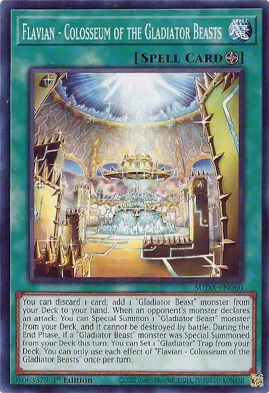 SUDA-EN060 * Flavian - Colosseum of the Gladiator Beasts * Common * Supreme Darkness
