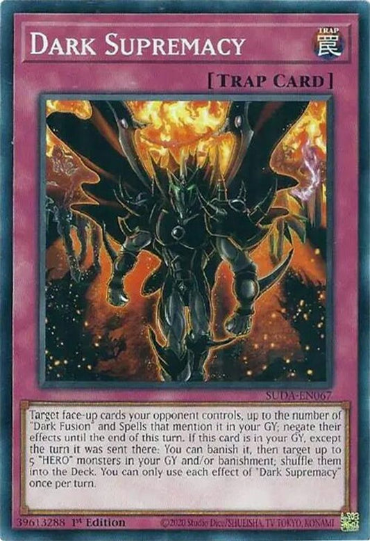 SUDA-EN067 * Dark Supremacy * Common * Supreme Darkness