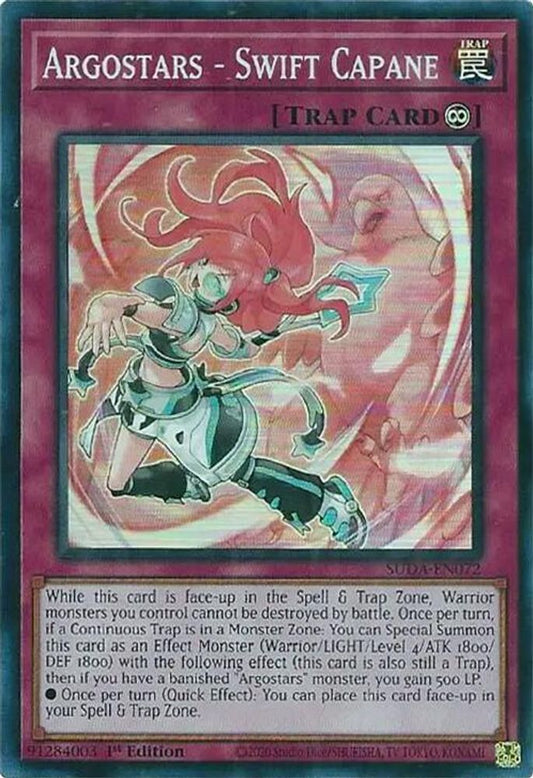 SUDA-EN072 * Argostars - Swift Capane * Super Rare * Supreme Darkness
