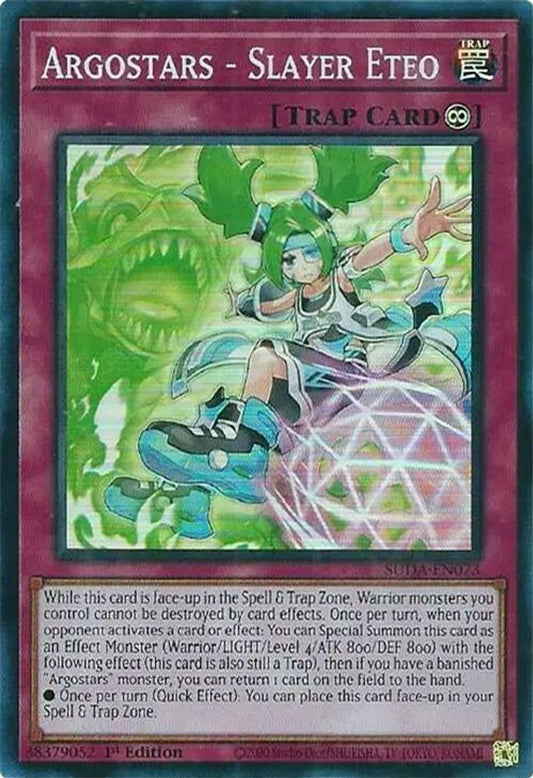 SUDA-EN073 * Argostars - Slayer Eteo * Super Rare * Supreme Darkness