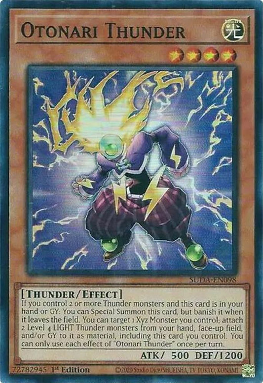 SUDA-EN098 * Otonari Thunder * Super Rare * Supreme Darkness