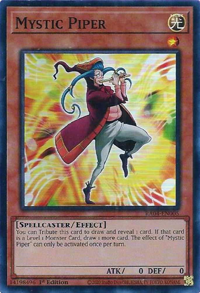 Mystic Piper * Super Rare * RA04-EN005