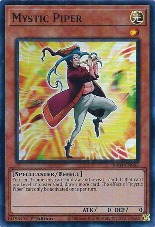 Mystic Piper * Super Rare * RA04-EN005