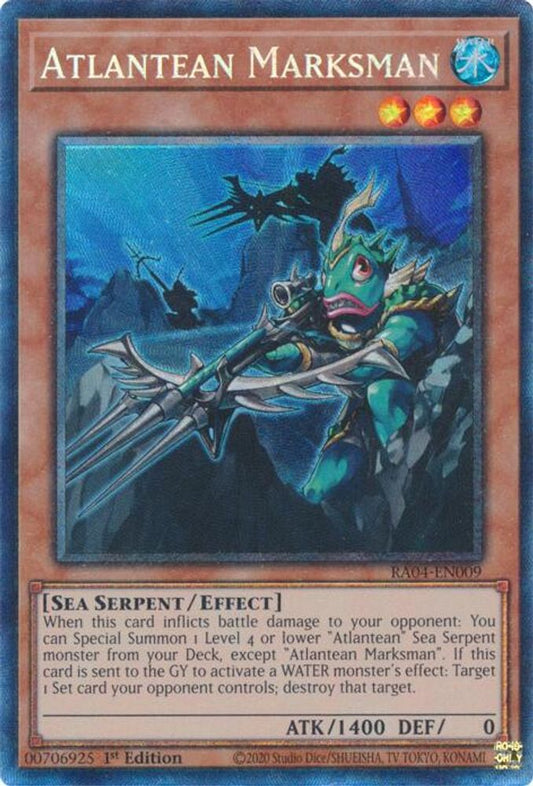 Atlantean Marksman * Prismatic Collector's Rare * RA04-EN009