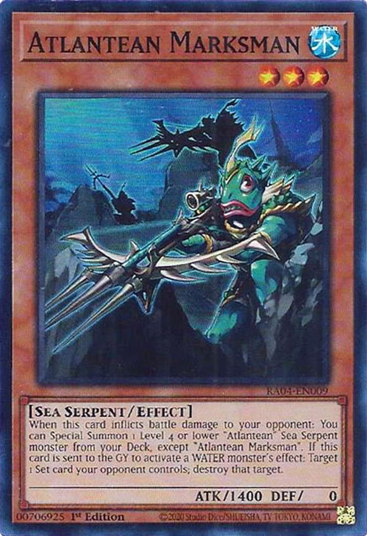 Atlantean Marksman * Super Rare * RA04-EN009