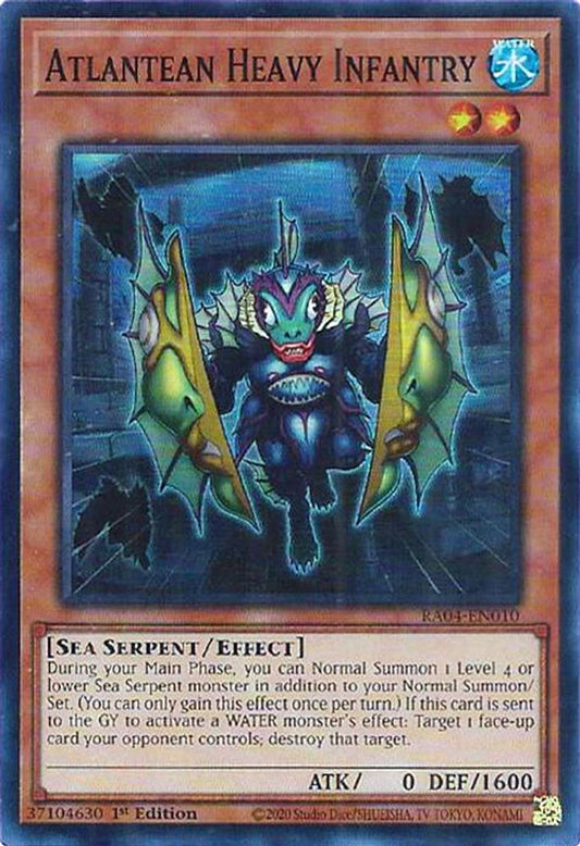 Atlantean Heavy Infantry * Super Rare * RA04-EN010