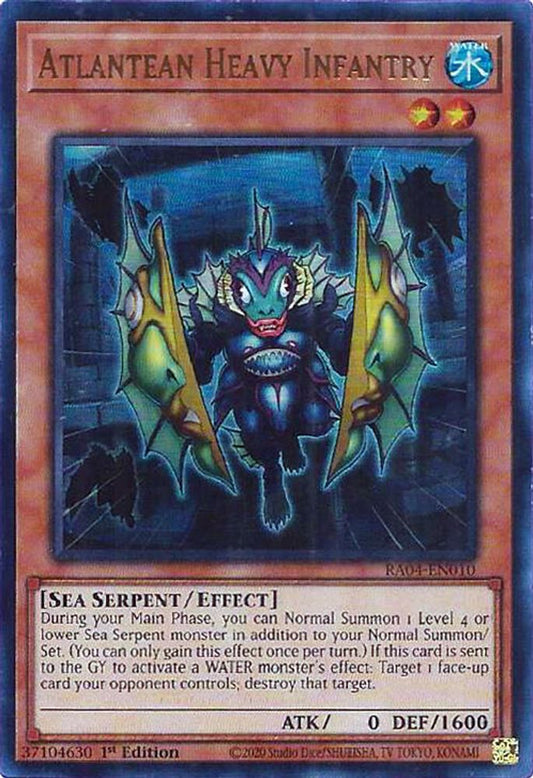 Atlantean Heavy Infantry * Ultra Rare * RA04-EN010