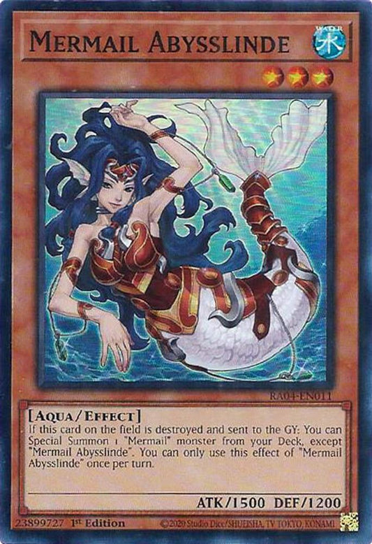 Mermail Abysslinde * Super Rare * RA04-EN011