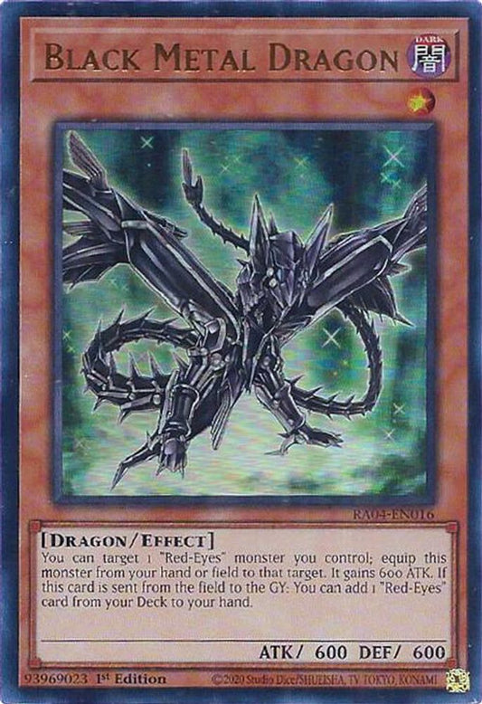 Black Metal Dragon * Ultra Rare * RA04-EN016