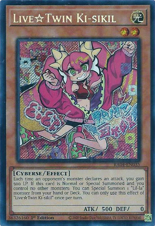 RA04-EN035 * Live Twin Ki-Sikil * Secret Rare * Quarter Century Stampede
