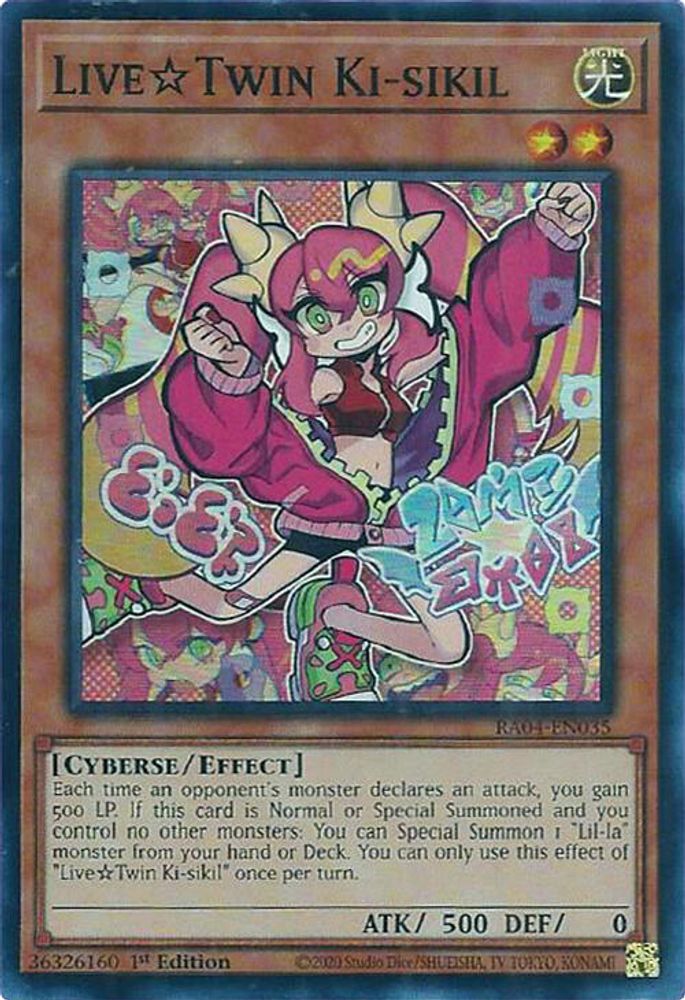 RA04-EN035 * Live Twin Ki-Sikil * Super Rare * Quarter Century Stampede