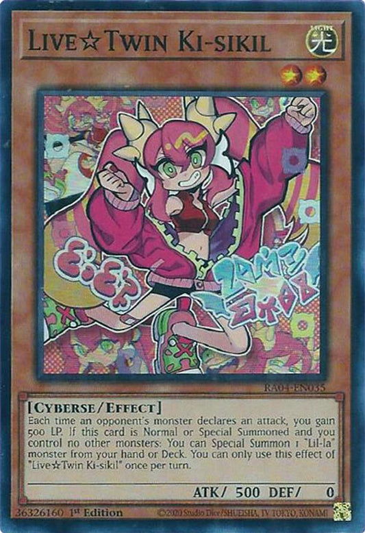RA04-EN035 * Live Twin Ki-Sikil * Super Rare * Quarter Century Stampede