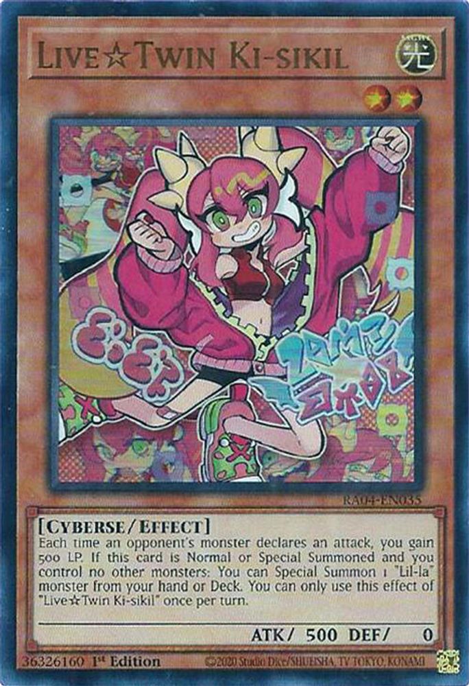 RA04-EN035 * Live Twin Ki-Sikil * Ultra Rare * Quarter Century Stampede
