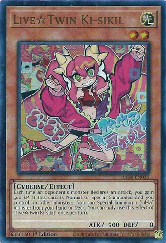 RA04-EN035 * Live Twin Ki-Sikil * Ultra Rare * Quarter Century Stampede