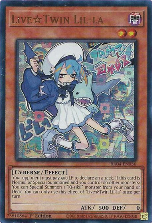 RA04-EN036 * Live Twin Lil-La * Ultra Rare * Quarter Century Stampede