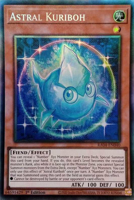 Astral Kuriboh * Prismatic Collector's Rare * RA04-EN040