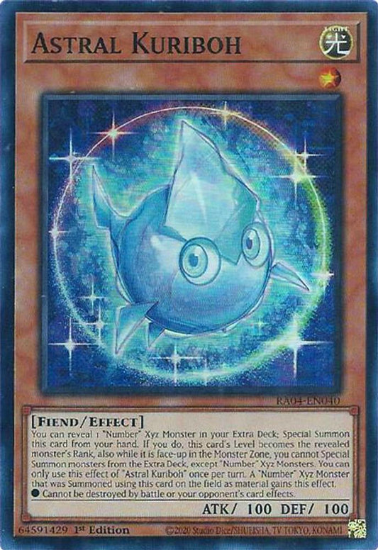 Astral Kuriboh * Super Rare * RA04-EN040