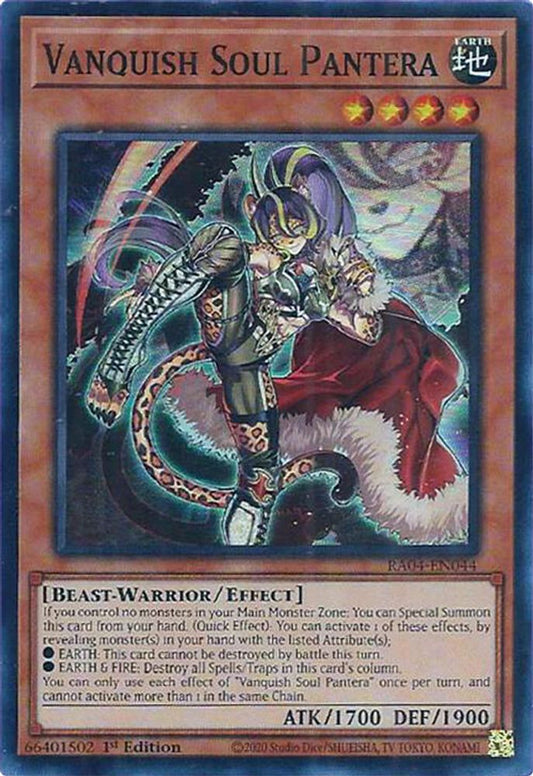 Vanquish Soul Pantera * Super Rare * RA04-EN044