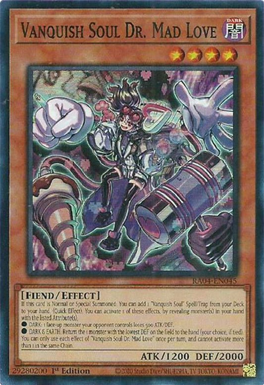 Vanquish Soul Dr. Mad Love * Super Rare * RA04-EN045