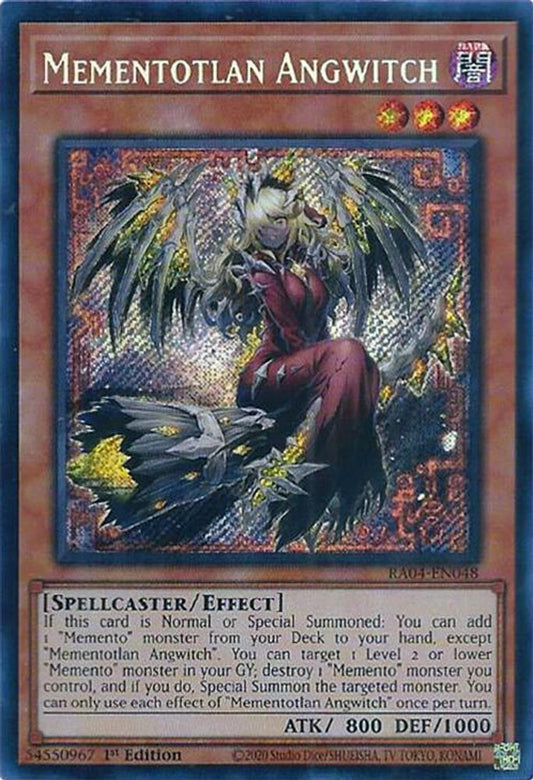 RA04-EN048 * Mementotlan Angwitch * Secret Rare * Quarter Century Stampede